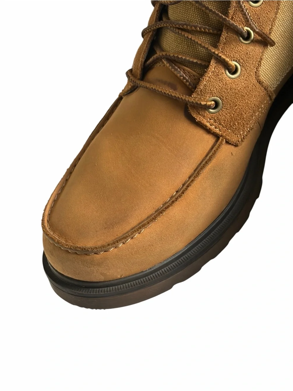 Sorel Men’s Carson Moc Canvas Leather Suede Waterproof Casual Boots - Size 11